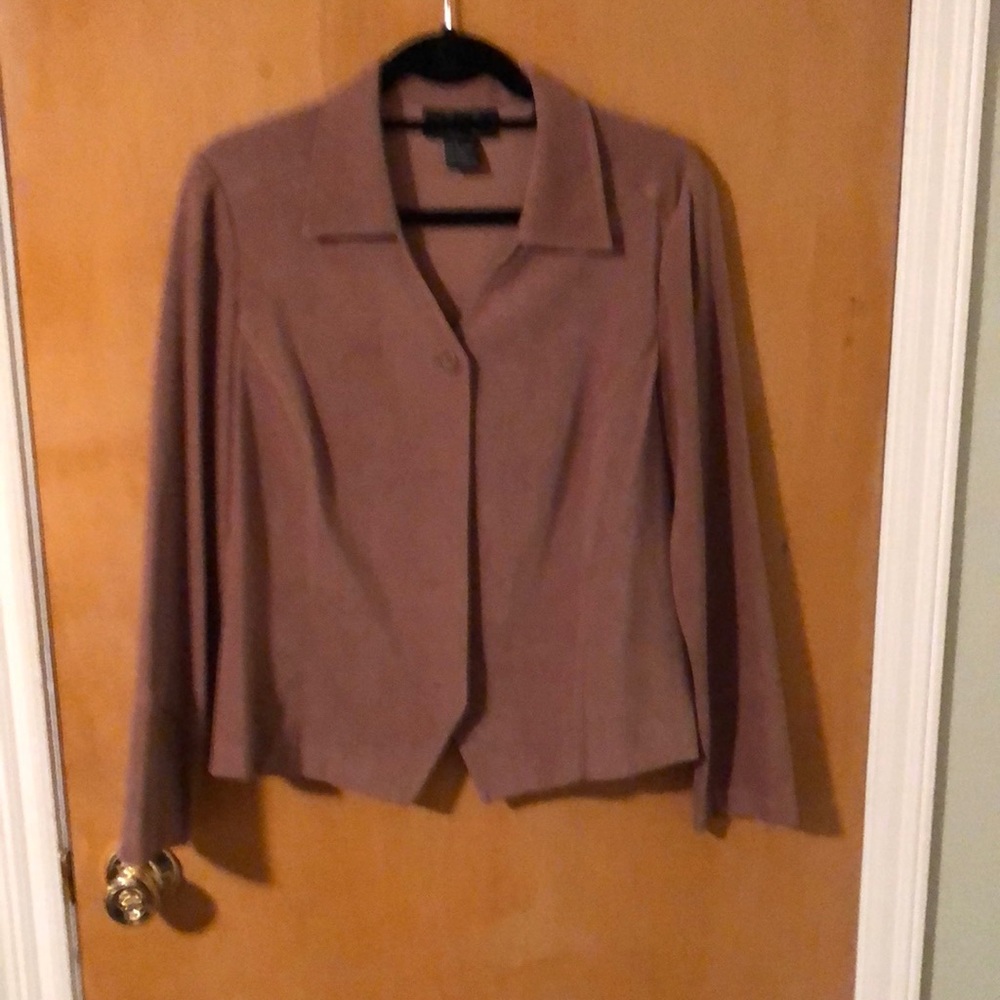 Suede-like jacket